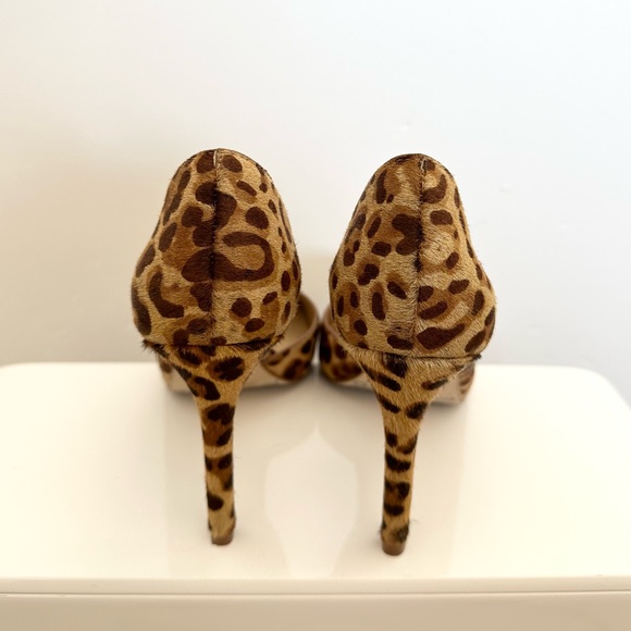 Gianni Bini cheetah pony hair print high heels size 7.5 - Picture 2 of 4